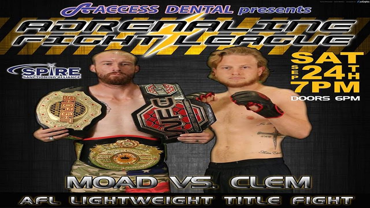 Richard Moad vs. Austin Clem Battle for the Belts on September 24th ...