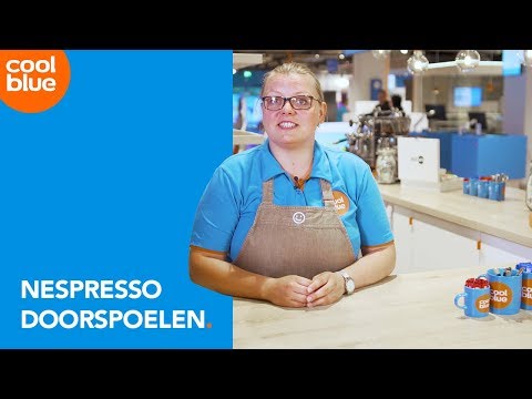 Hoe spoel ik mijn Nespresso machine door?