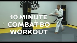 10 Minute Combat Bo HIIT Workout (Cardio + Chest)