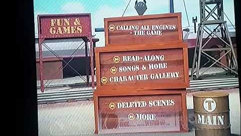 Thomas & Friends: Calling All Engines! 2005 DVD Menu Walkthrough