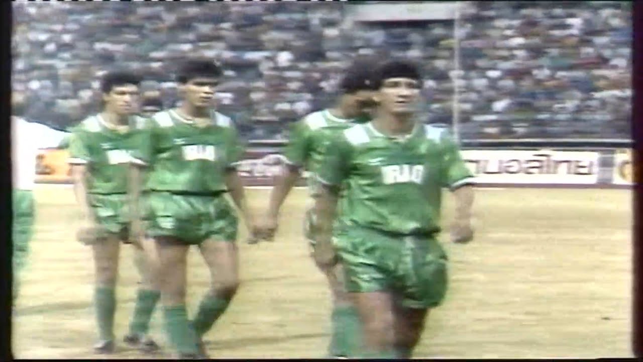 السعودية 2 - 1 العراق نصف نهائي كأس أسيا للناشئين عام 1988 في تايلند
