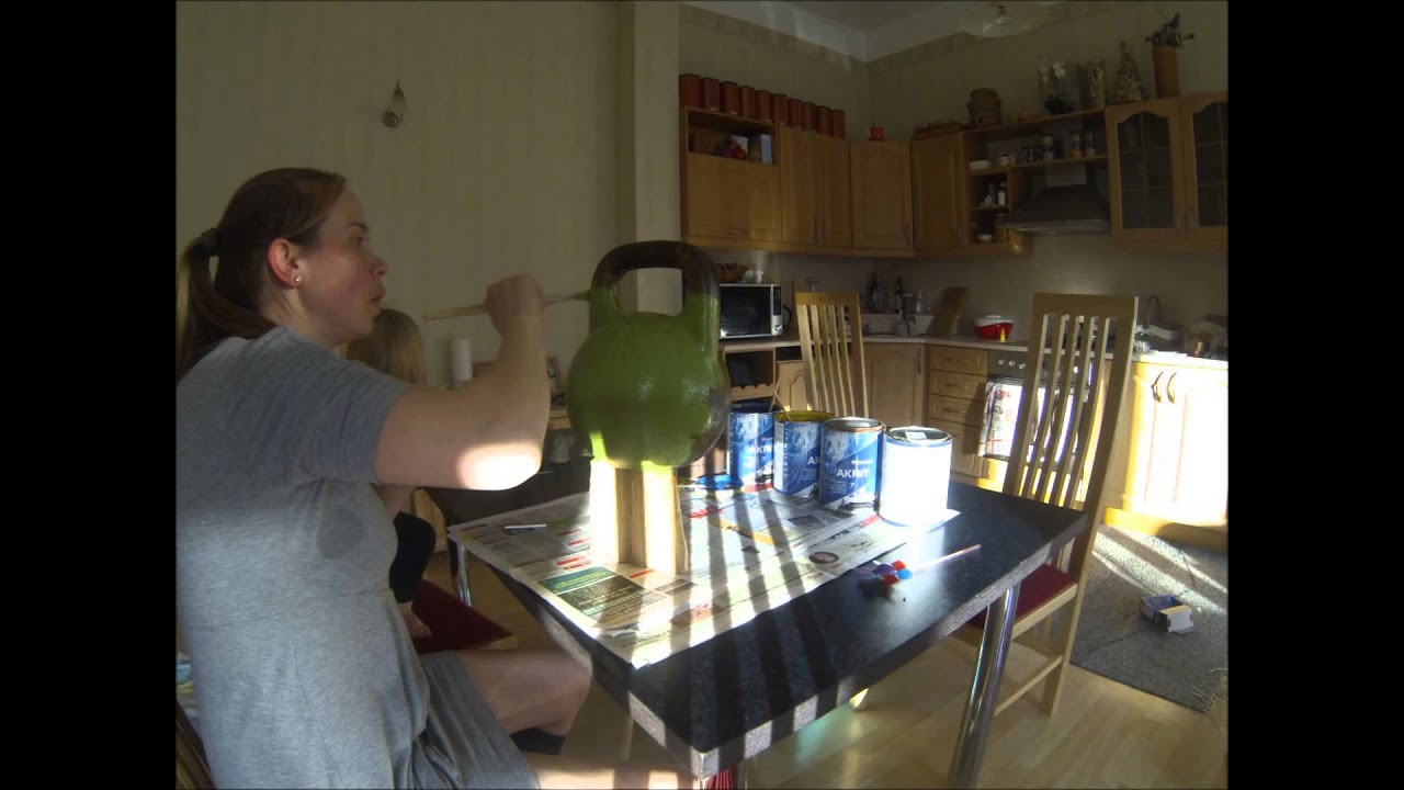 kettlebell painting YouTube