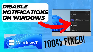 How To Disable Windows Notifications (Super Easy)