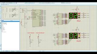 Traffic light With microcontroller Pic (16f877A)