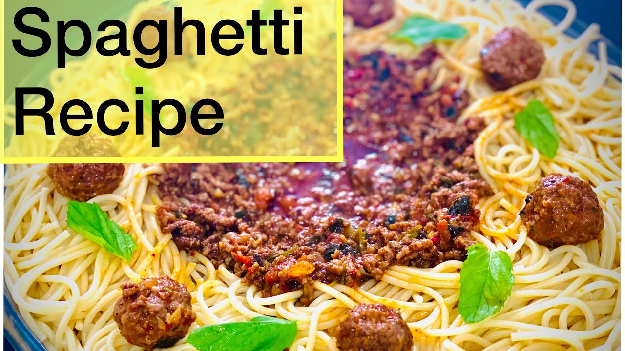 Spaghetti recipe. YouTube