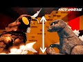 COMPARAÇÃO de VILÕES VS GODZILLAS em TAMANHO! | ROBLOX Kaiju Universe