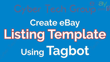 Creating Professional eBay Listing Template using TagBot