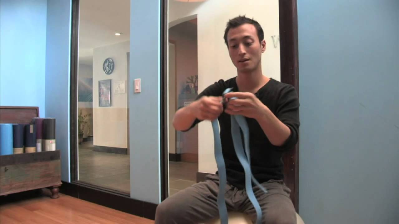 yoga strap mat holder