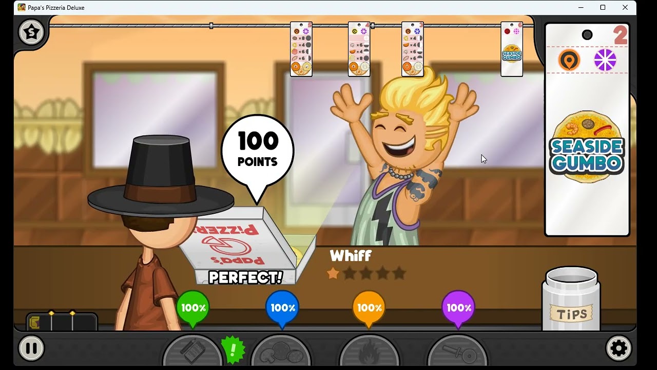 Papa's Pizzeria Deluxe: Day 116 - YouTube