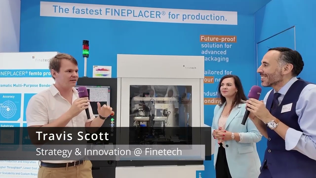 FINEPLACER® femto pro launch at Laser World of Photonics.
