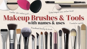 Makeup Brushes Guide for Beginners & Professional Artists (With Demonstrations)