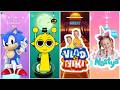 Sonik vs Sprunki vs Vlad Niki vs Nastya Tiles Hop #16