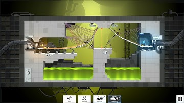 Bridge Constructor Portal - Level 15