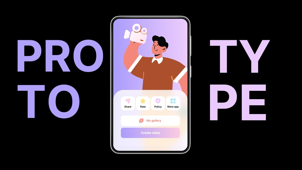 VIDEO MAKER UI PROTOTYPE - YouTube