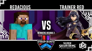 Tripoint Smash 130 - Winners Round 2 - Redacious(Steve) Vs. Trainer Red(Lucina)