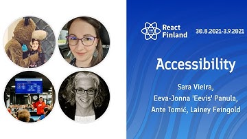 React Finland 2021 — Accessibility