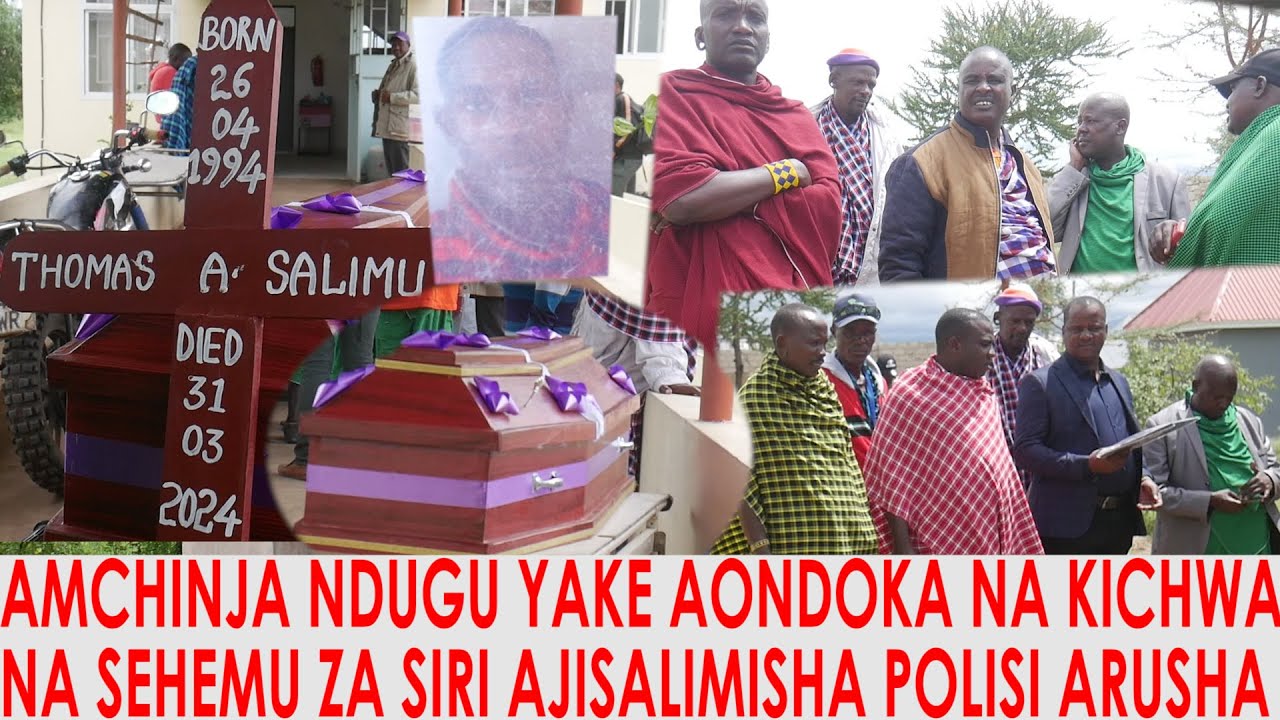 AMCHINJA NDUGU YAKE ARUSHA AONDOKA NA KICHWA NA SEHEMU ZA SIRI NA KUJISALIMISHA AKIWA AMEVAA SUTI