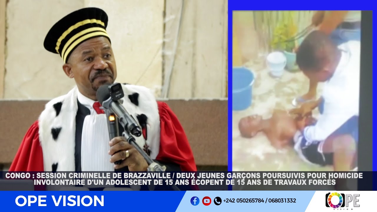 CONGO : COUPS ET BLESSURES VOLONTAIRES AYANT ENTRAÎNÉ LA MORT SANS INTENTION DE LA DONNER