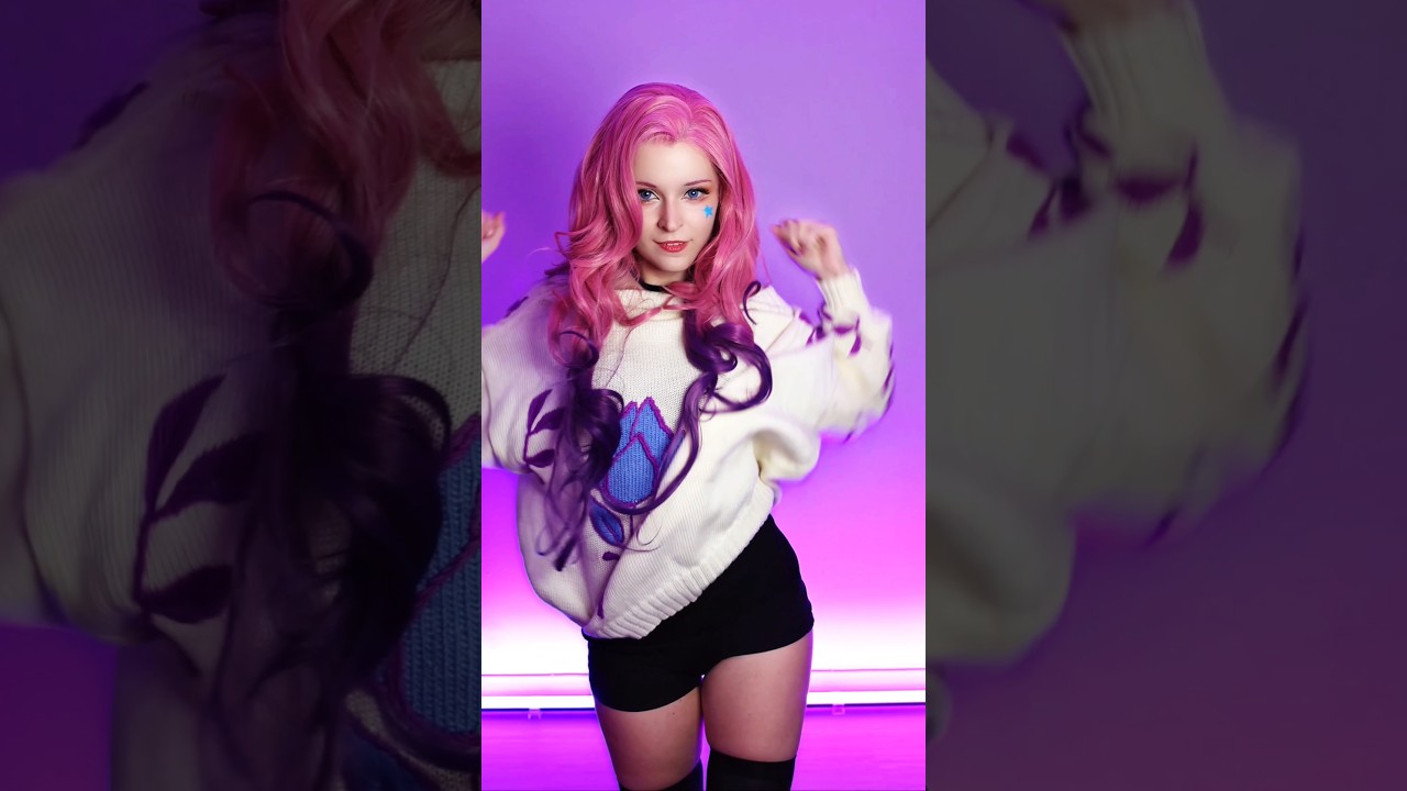 Seraphine 💗 #cosplay #animegameycosplay #gamecosplay #cosplaygirl #seraphine #lolcosplay #egirl