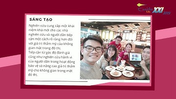 Euréka 2019 | XHNV | Đánh giá giá trị thẩm mỹ của không gian mặt nước trong đô thị