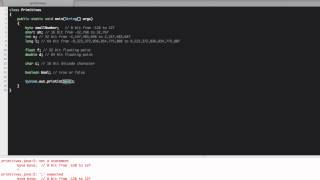 01 - Java Basics - Primitives Wealth