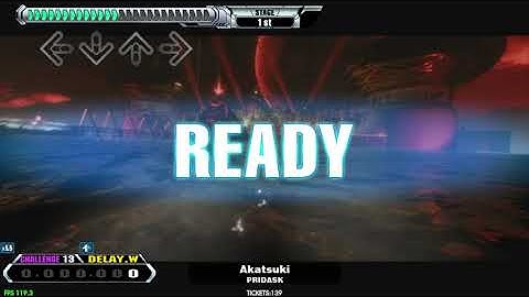 DDR / Akatsuki - CHALLENGE SINGLE (DanceDanceRevolution WORLD)