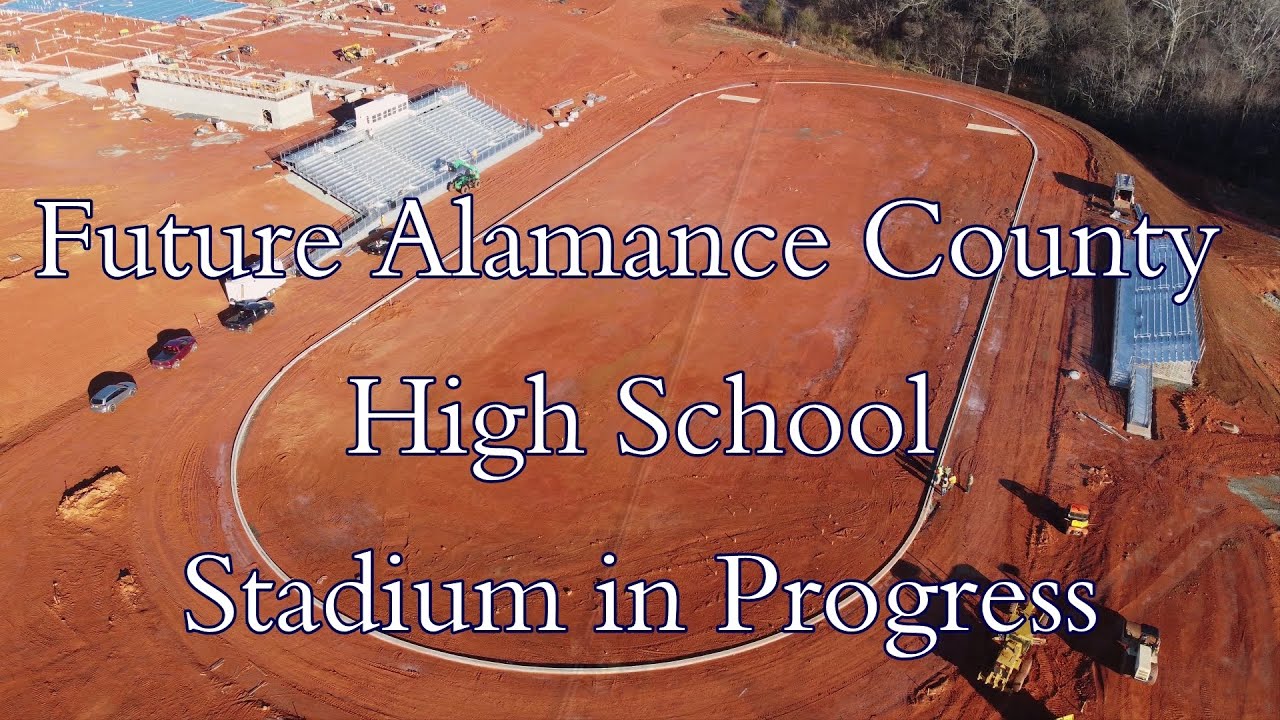 Future Alamance County High School Site Shows Rapid Progress - YouTube