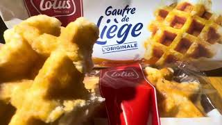Plain Liège Waffles Lotus Tasting Test and Review Gaufre De Liege Lotus