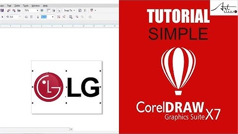 TUTORIAL COREL DRAW HOW TO CREATE A SIMPLE LG LOGO