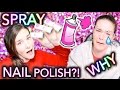 Spray Paint Nail Polish?! WHY just why