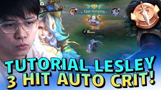 GANYANG TERUS GOLDLANE MUSUH DENGAN 3 HIT CRIT,  SAMPE COKLAT PAKE LESLEYGOD !! - Mobile Legends