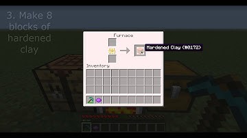 Minecraft - How to make Hardened and Stained Clay