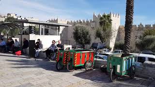 St. Paul's Road to Damascus started here. Damascus Gate, the Old City of Jerusalem
