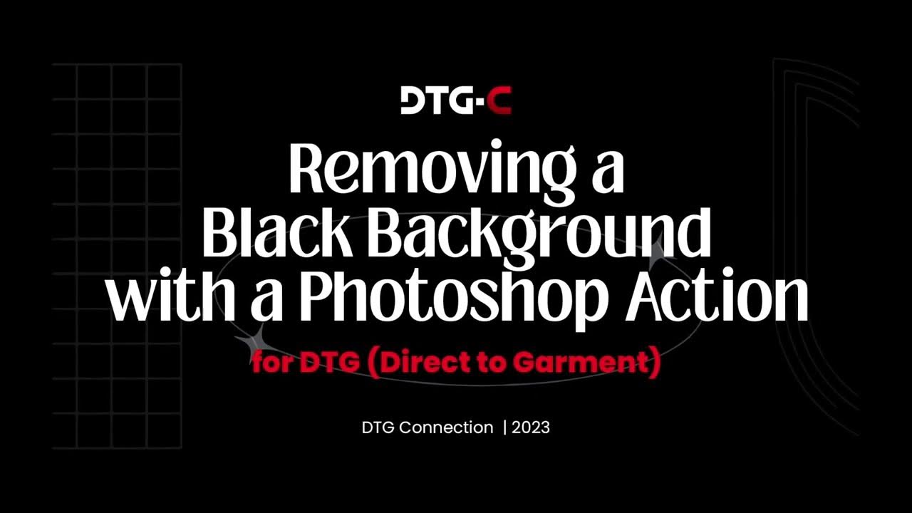 Removing black background with a action YouTube