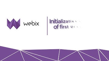 Webix Basics: Initialization and Creation of First UI Component