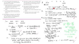 Geometric sequences and series - Exercises