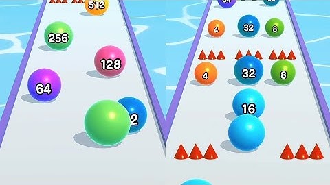 Ball Run 2048 🎱😷 - All Levels Gameplays  Android, iOS part 56