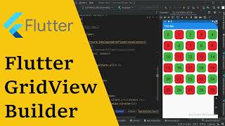 Flutter GridView Builder Widget in Hindi #flutter #mobileapp