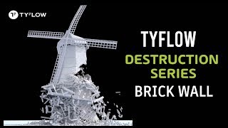 Tyflow Destruction Series - Procedural Brick Wall