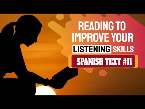AMAZING STRATEGY: ** READING SPANISH TEXTS TO DEVELOP LISTENING COMPREHENSION! ** (A1-B1)