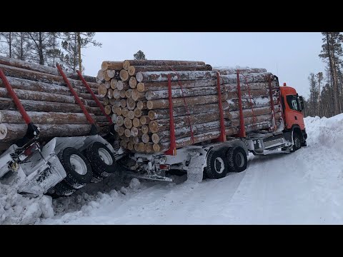 Лесовозы. Небольшая подборка от коллег лесовозников. Лесовозные будни. Не смог не выложить Камазик💪