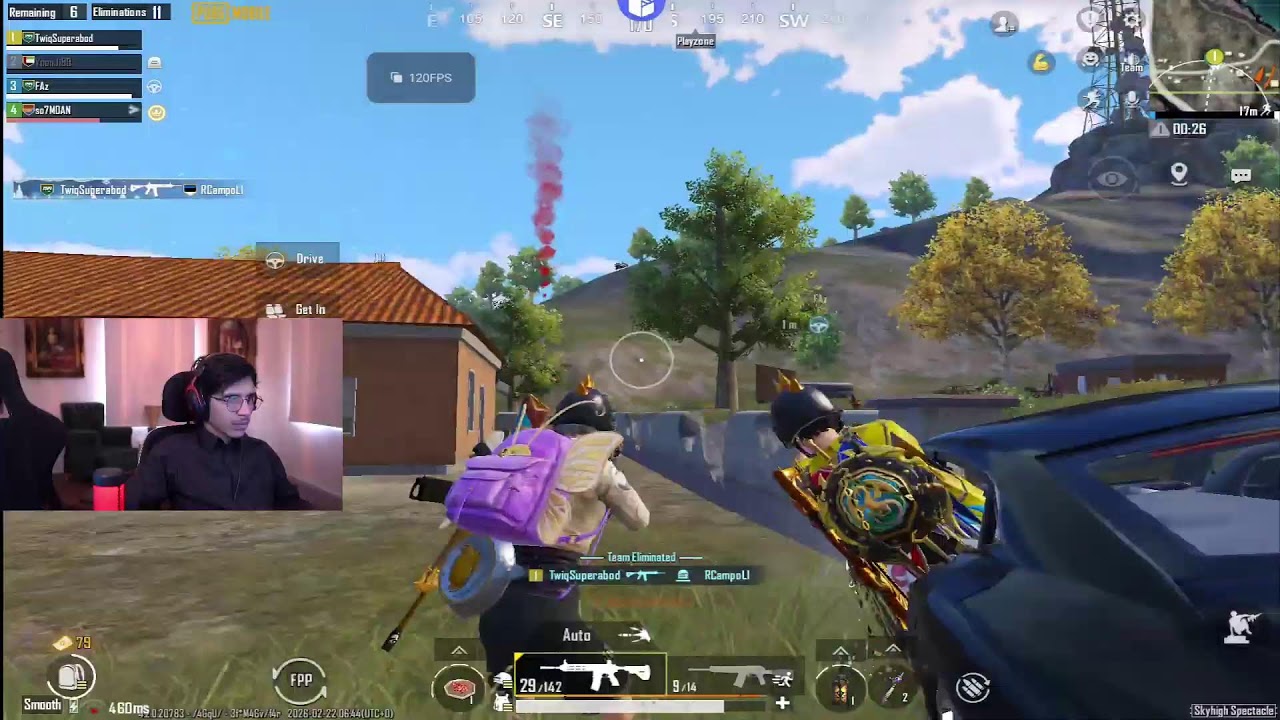 رحلة كونكر بحسابي : بث ببجي موبايل