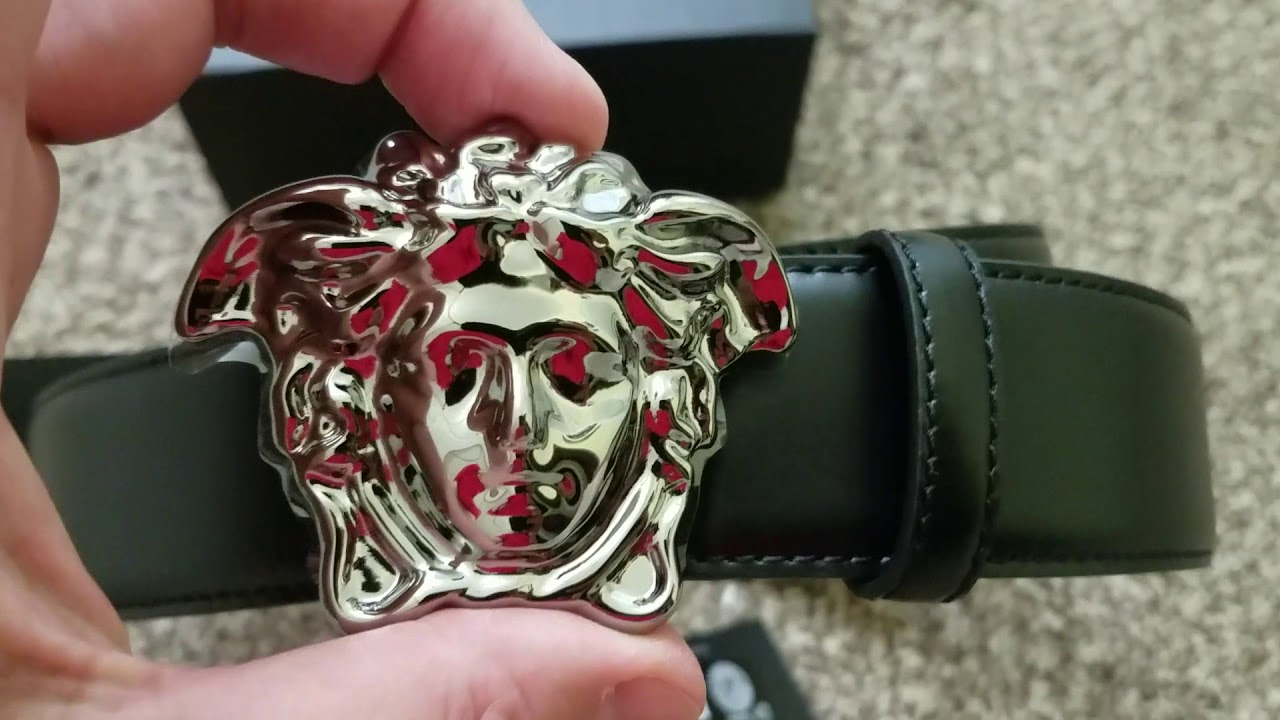 Versace Palazzo Belt with Medusa Buckle Review - YouTube