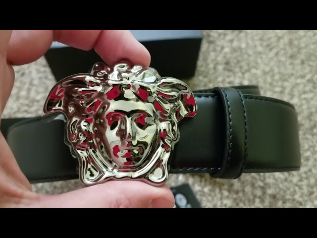 Belts Versace - Palazzo leather belt with Medusa buckle