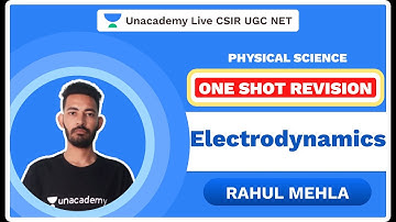 One shot revision | Electrodynamics  | Physical Science | CSIR 2020 | Rahul Mehla | Unacademy
