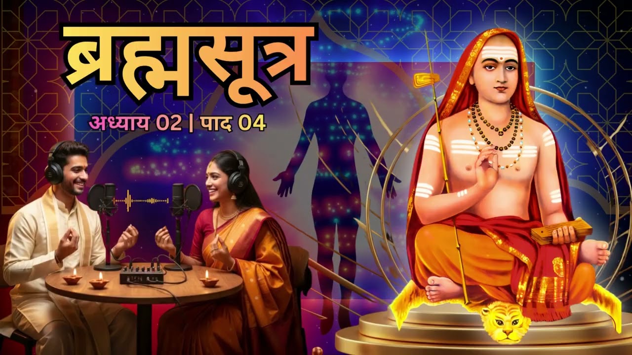 ब्रह्मसूत्र - महर्षि बादरायण | Brahma Sutras | अध्याय 02 : पाद 04 | Chapter 02 : Pada 04