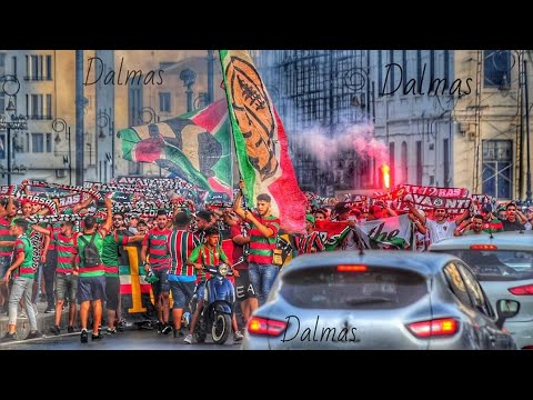 كورتاج ألتراس غرين كورسير إلى ملعب بولوغين