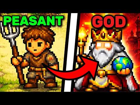 I Upgraded A PEASANT Until He Could SLAY A GOD In WorldBox!