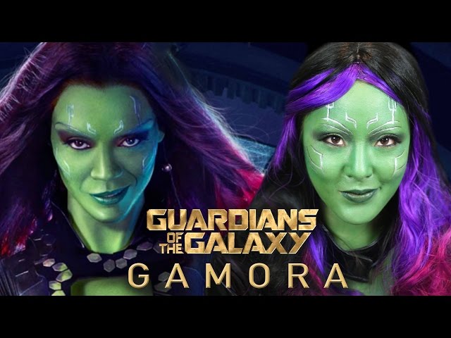 Gamora Guardians Of Galaxy Body Makeup Andrew Velázquez 