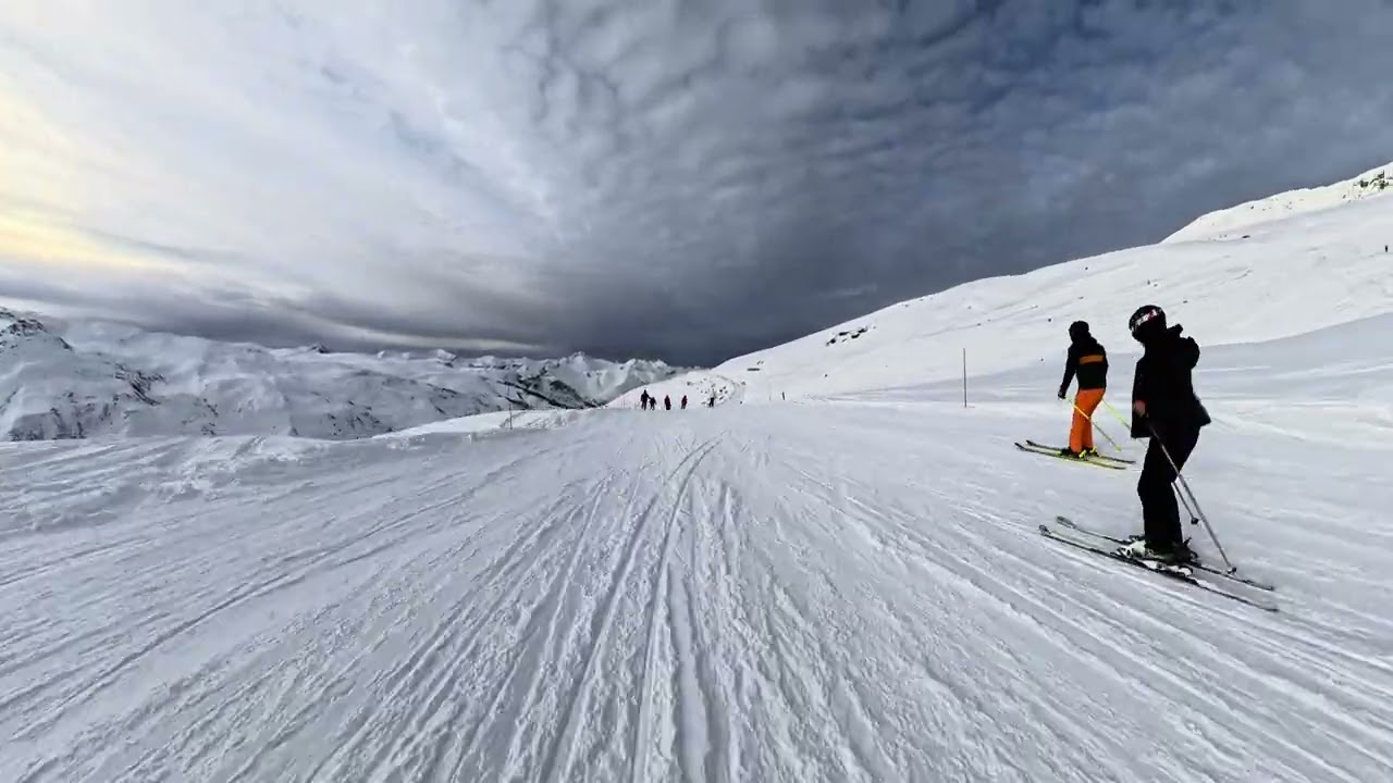 2026 3 Marches ski run Les Menuires Les trois Vallées @TheTippo1